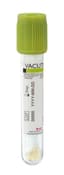 Tube sous vide Vacutest® en PET pour urine avec stabilisateur haute solubilité (à base d'acide borique) bouchon vert kaki stérile