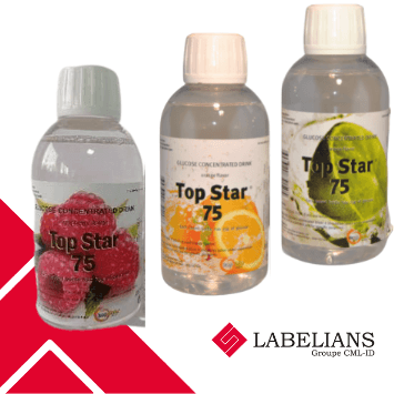 Boisson glucosée TopStar sans colorant pour HGPO