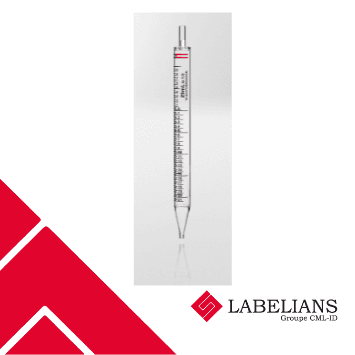 Pipette sérologique nerbe plus graduée en plastique stérile version courte