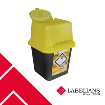 Mini-fût étanche Sharpsafe® Clinisafe recyclé