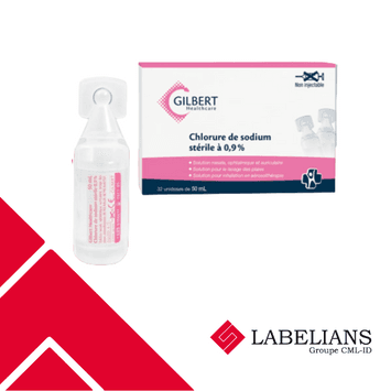 Sodium chlorure 0,9% stérile (sérum physiologique) unidose de 5ml