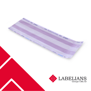 Sachet de stérilisation à soufflet trois indicateurs