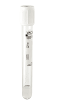 Tube sous vide Vacutest® en PET 5ml/7ml EDTA K2 + gel bouchon blanc stérile