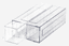Boite transparente, combinable, 2 demi-tiroirs, 355 x 185 x 101mm (LxPxH)