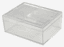 Boite transparente avec couvercle, intérieur 115 x 85 x 43mm, capacité 0,42L, 120 x 90 x 50mm (LxPxH)