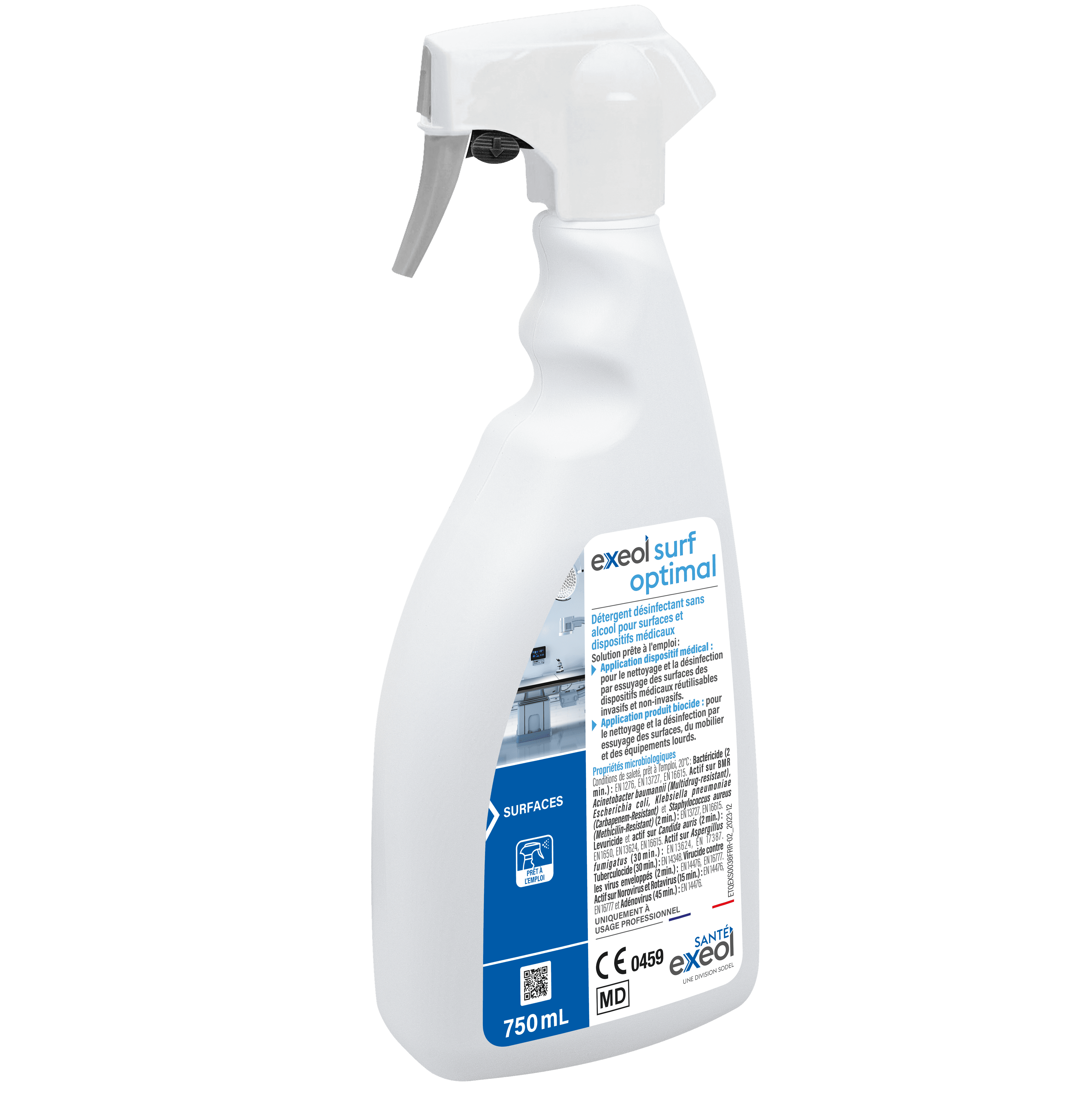 Désinfectant Exeol surf optimal spray 750ml