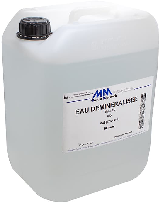 Eau déminéralisée, 10L