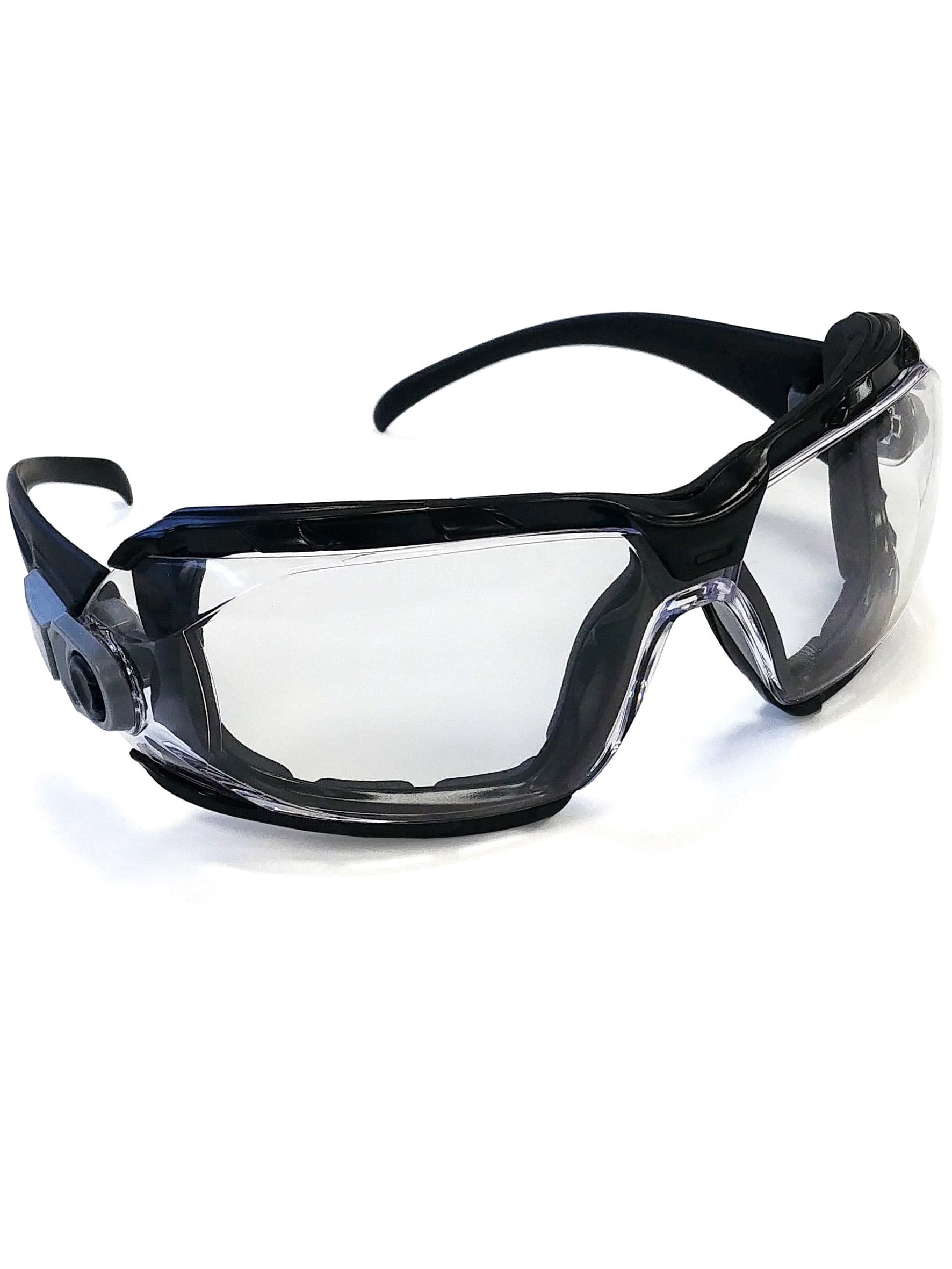 Lunettes avec mousse amovible, large champ de vision