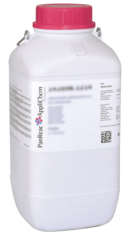 Fer (II) sulfate 7H2O (RFE, USP, BP, Ph.Eur.), Prs Codex Panreac, 5kg