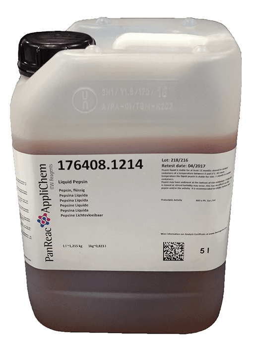 Pepsine liquide Panreac, 5L