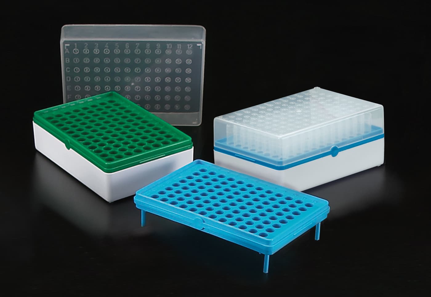 Tube 1,1ml Biotube™ en rack de stockage