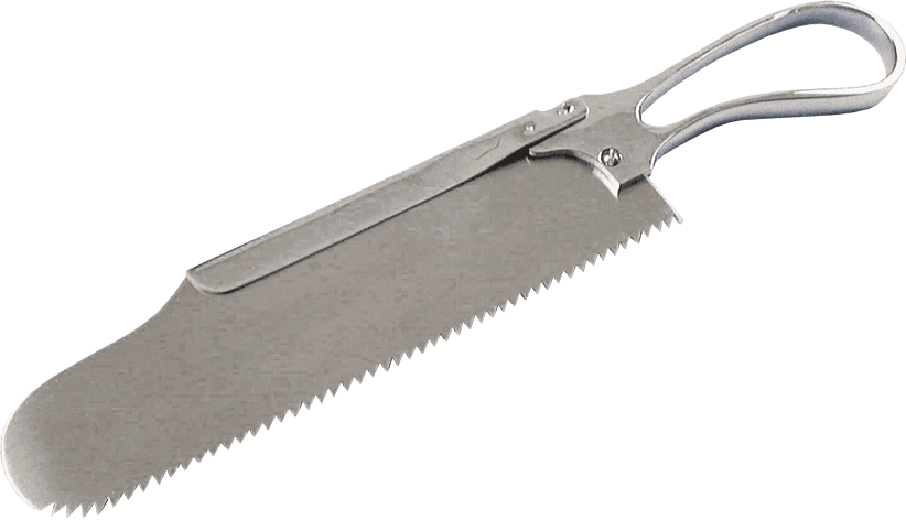 Scie Charrière à os en inox 27cm