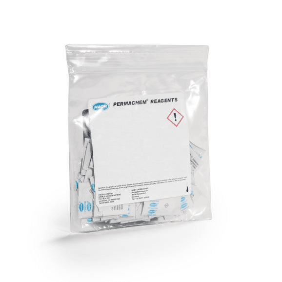 Réactif Diphenylcarbazone pour échantillon de 100ml Hach, 100 sachets de poudre