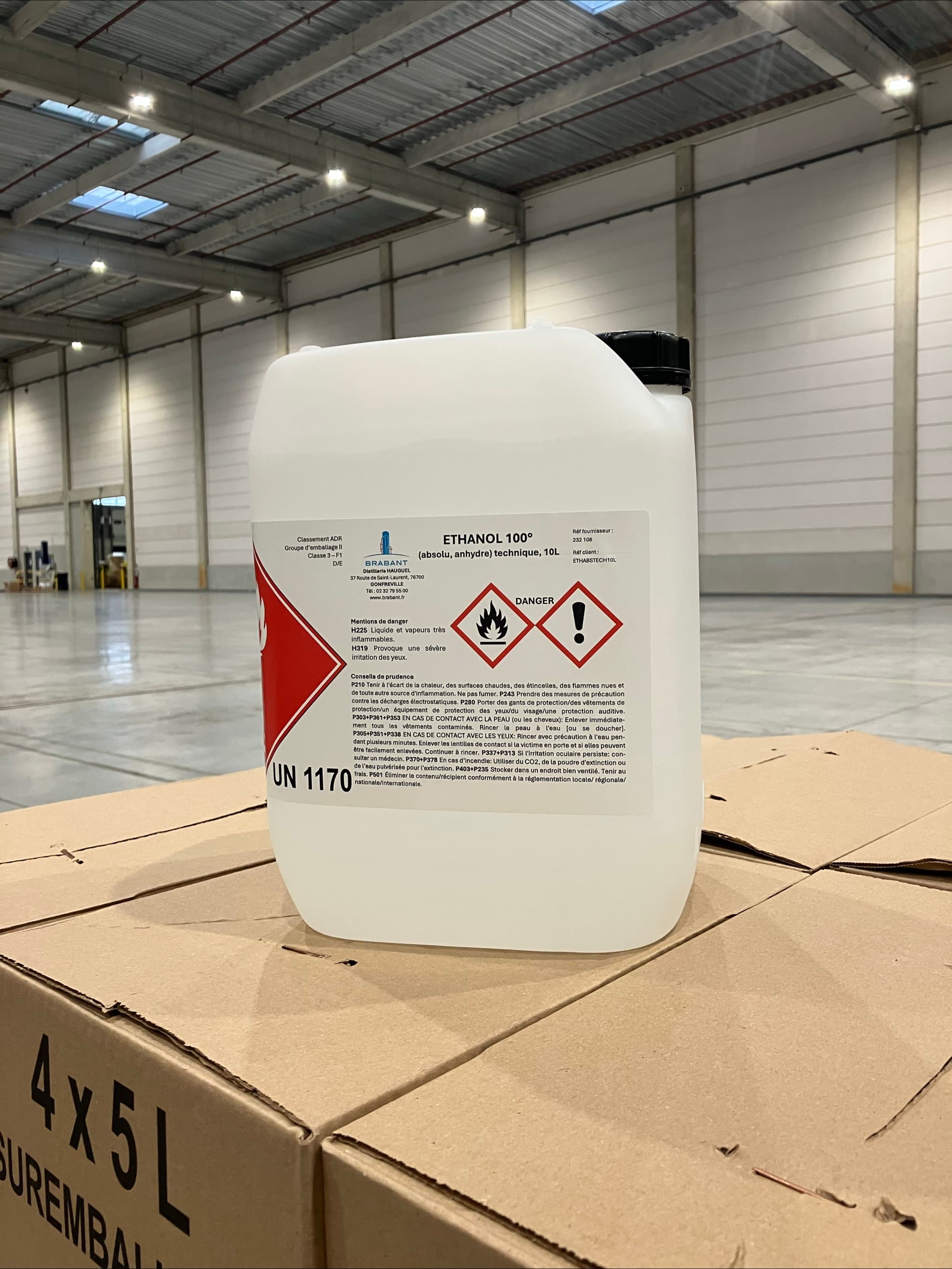 Ethanol 100° (absolu, anhydre) technique, 10L