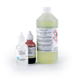 Kit de réactifs pour l'ammoniaque méthode Nessler 0,02-2,5mg/L NH3-N Hach, 250 tests