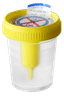 Flacon 120ml pour ECBU avec prise pour tube sous vide Vacutest®