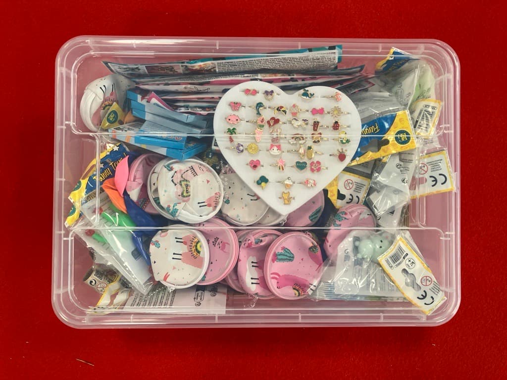 Boîte surprise assortiment 250 jeux pour enfants
