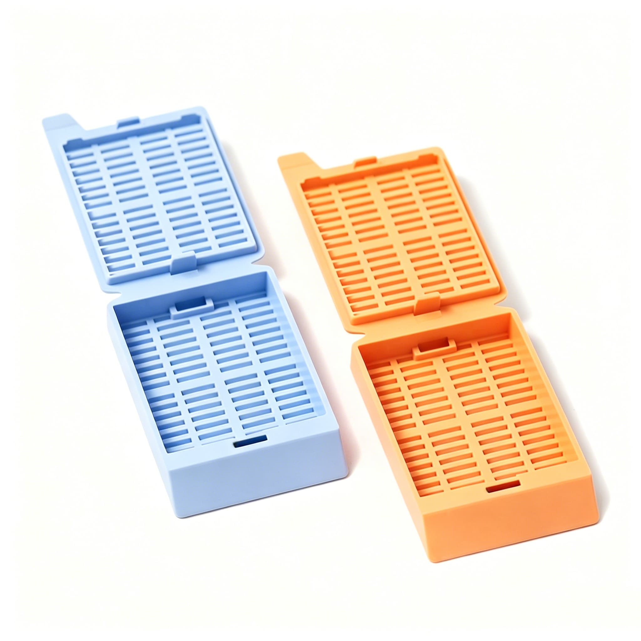 Cassette avec couvercle détachable en pile avec adhésif, pour tissu