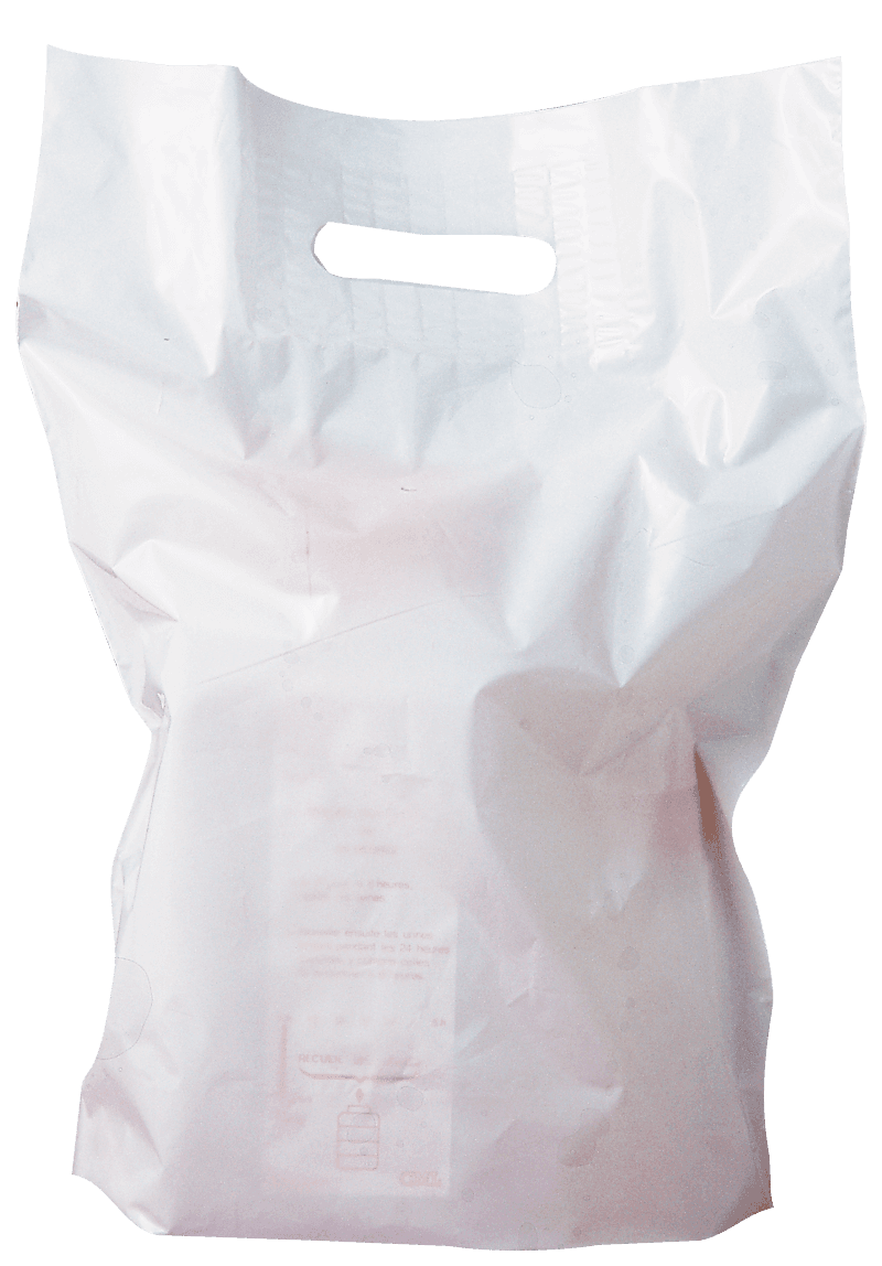 Sachet de transport 295x450mm avec poignée blanc