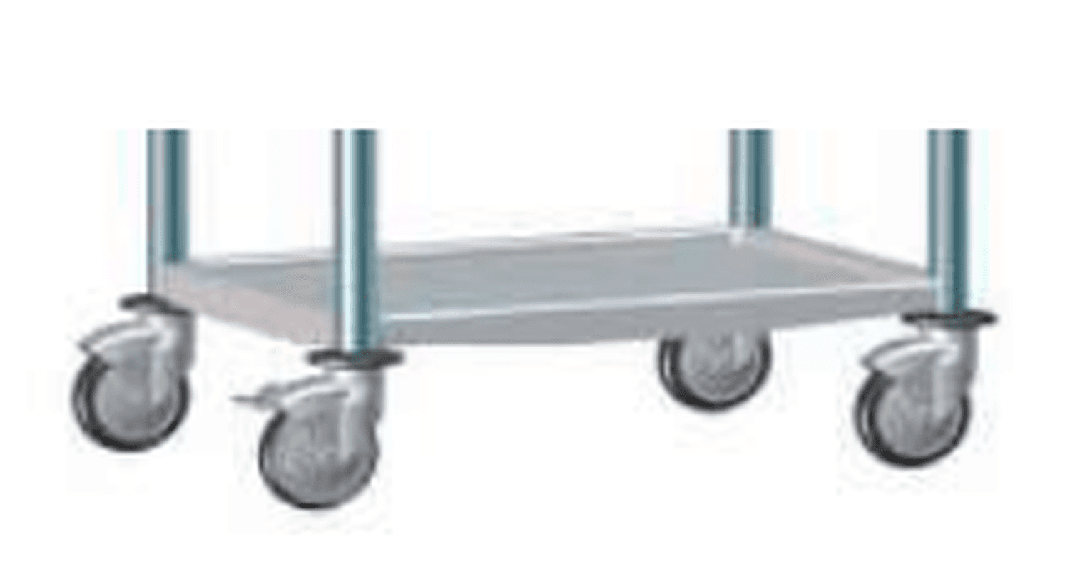 Tablette inférieure pour guéridon agily 600x400mm, thermoplastique, 600 x 400mm (lxp)