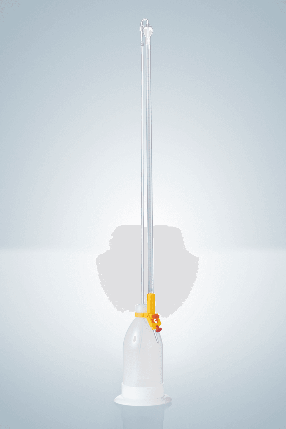 Burette du Dr Schilling en verre avec bande Schellbach