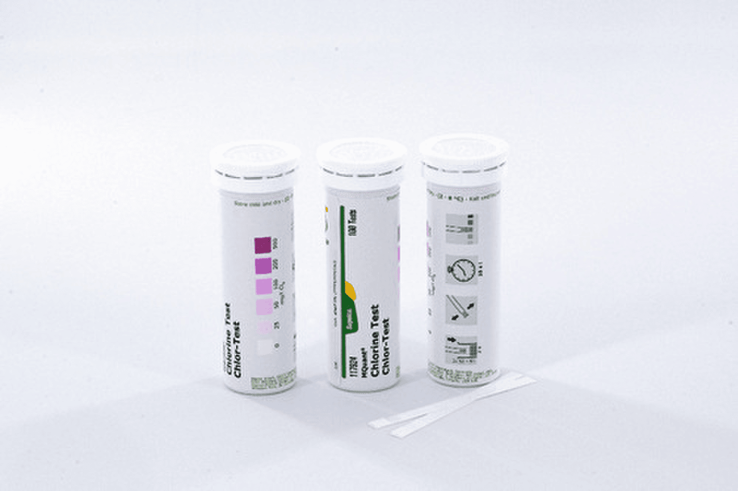 Test Acide peracétique Méthode colorimétrique avec bandelettes-test 500-1000-1500-2000mg/L CH3CO3H MQuant™ Merck, boite de 100 tests