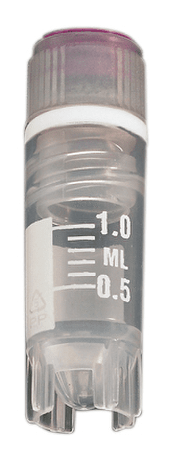 Cryovial® avec cape rentrante irradié