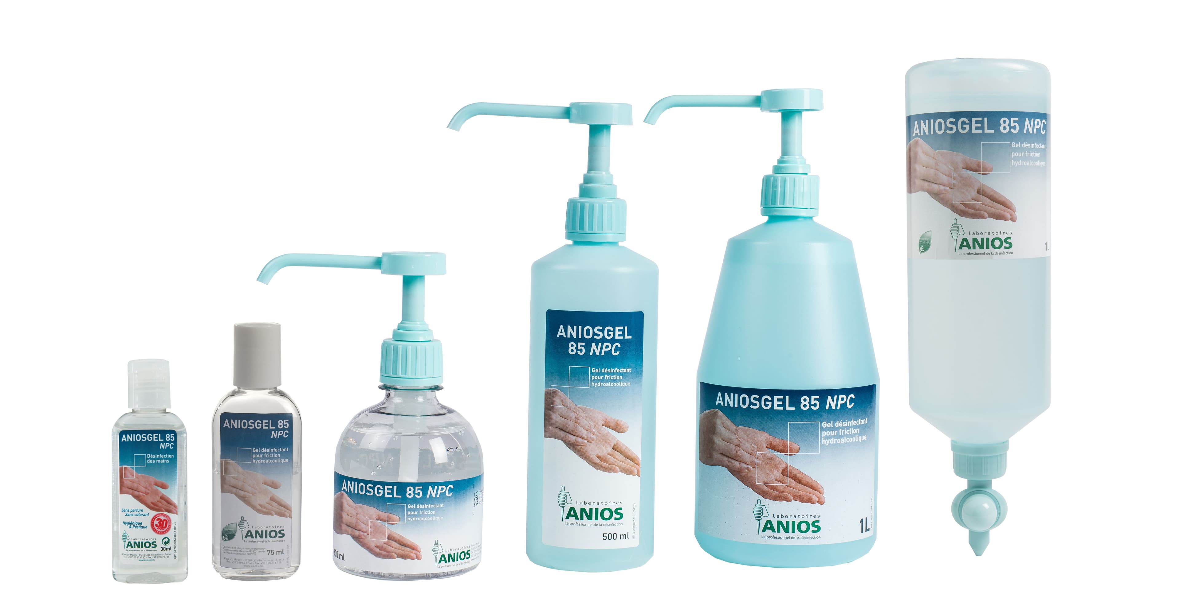 Gel hydroalcoolique Aniosgel 85 NPC
