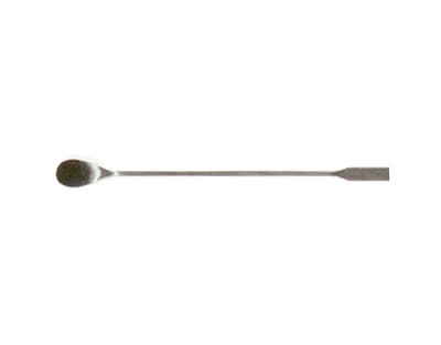 Spatule double cuillère plate en acier inox
