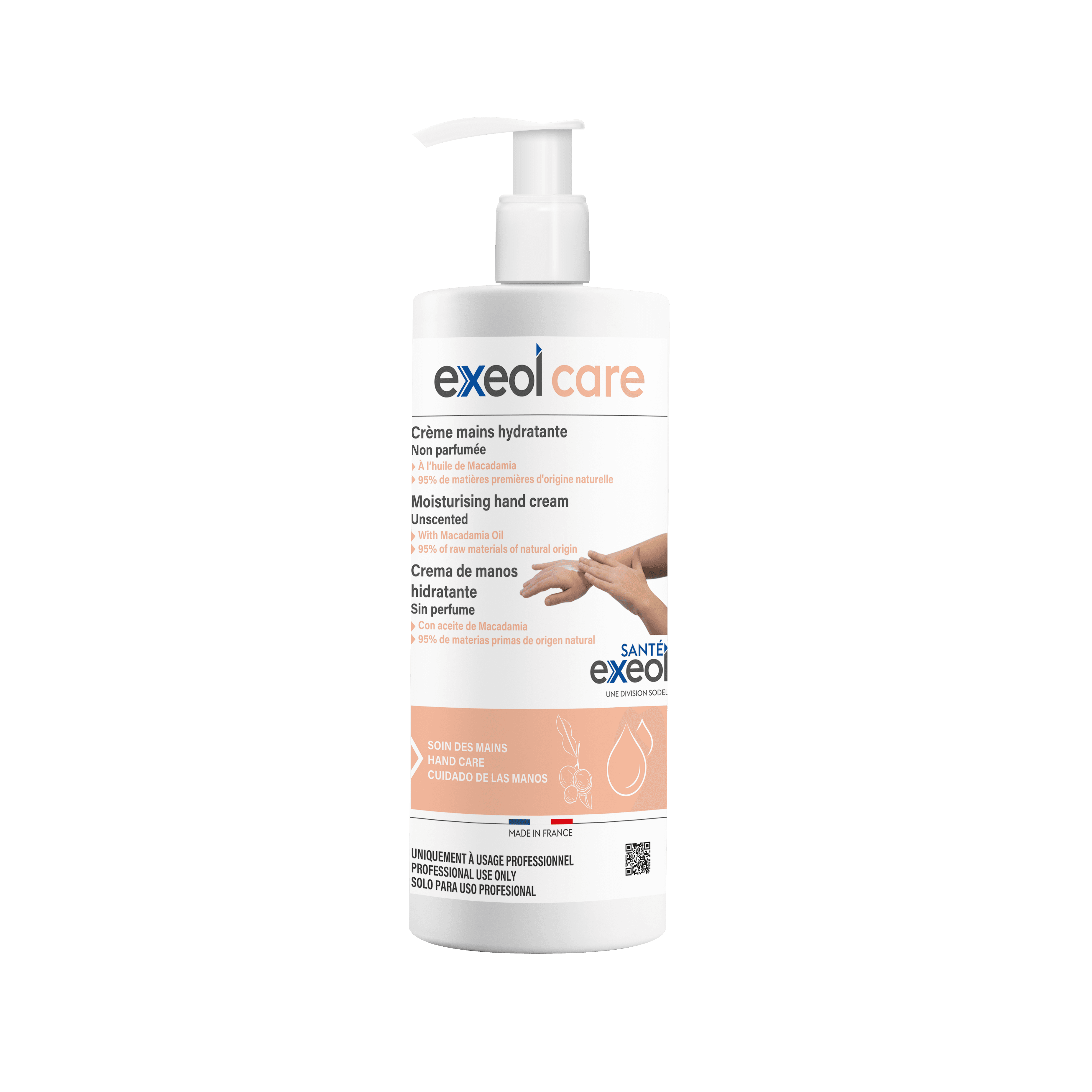 Crème mains hydratante Exeol Care