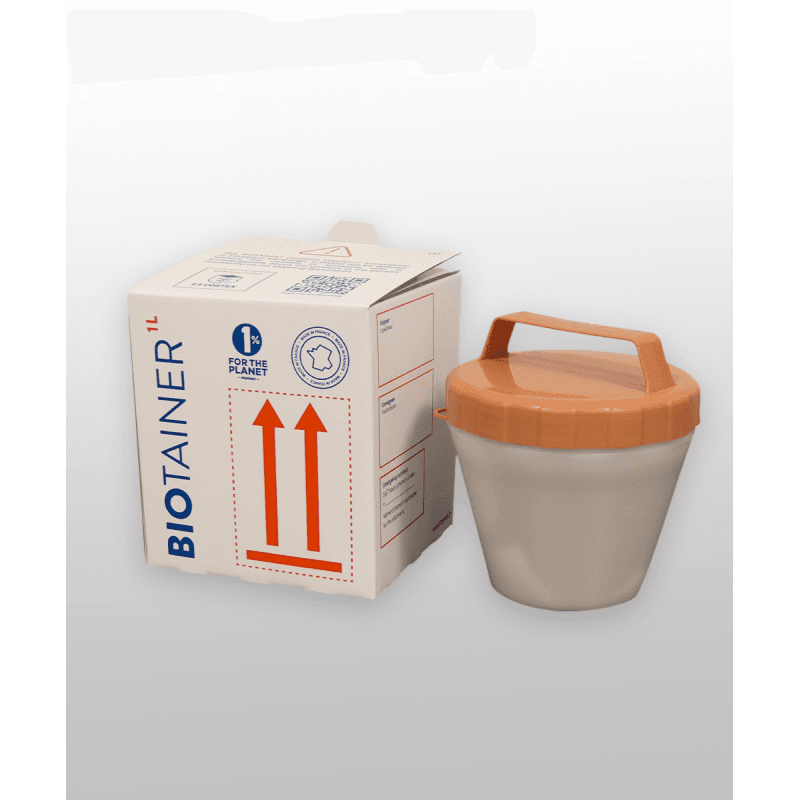 Emballage homologué P620 pour transport à température ambiante Biotainer® 1L